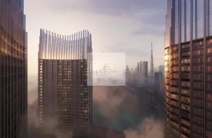 شقة - غرفة نوم - 2 حمامات للبيع في بن غاطي سكاي رايز - الخليج التجاري - دبي