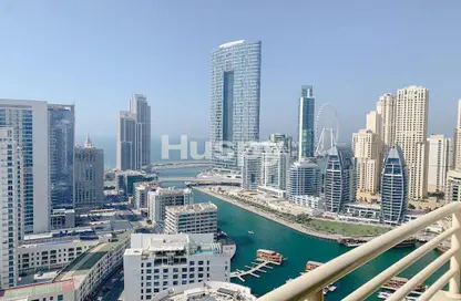 Apartment - 3 Bedrooms - 4 Bathrooms for rent in Manchester Tower - Dubai Marina - Dubai