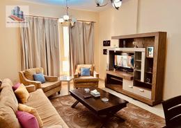 Living Room image for: Apartment - 1 bedroom - 2 bathrooms for rent in Rose Tower - Al Khan - Sharjah, Image 1