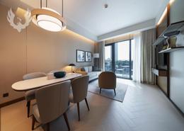 Living / Dining Room image for: Apartment - 1 bedroom - 2 bathrooms for rent in The Address Residences Dubai Opera Tower 2 - The Address Residences Dubai Opera - Downtown Dubai - Dubai, Image 1