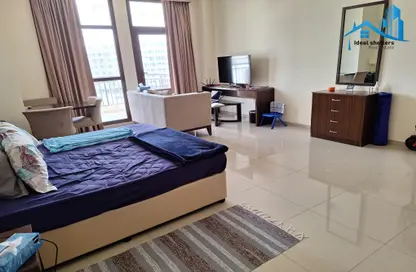 Room / Bedroom image for: Apartment - 1 Bathroom for rent in Lincoln Park Northside - Lincoln Park - Arjan - Dubai, Image 1