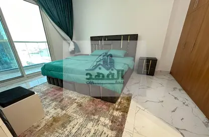 Room / Bedroom image for: Apartment - 2 Bedrooms - 3 Bathrooms for rent in Oasis Tower - Al Rashidiya 1 - Al Rashidiya - Ajman, Image 1