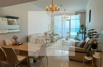 شقة - غرفة نوم - 2 حمامات للايجار في مساكن كورنيش عجمان - طريق كورنيش عجمان - عجمان