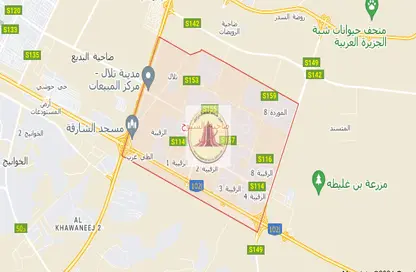 Map Location image for: Land - Studio for sale in Al Suyoh - Sharjah, Image 1