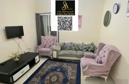 شقة - غرفة نوم - 2 حمامات للبيع في أورينت تاور 1 - أورينت تاور - البستان - عجمان