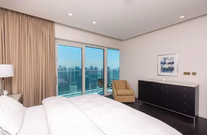 Room / Bedroom image for: Apartment - 1 Bedroom - 1 Bathroom for rent in Damac Heights - Dubai Marina - Dubai, Image 1