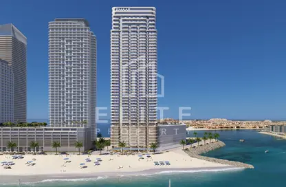 Water View image for: Apartment - 3 Bedrooms - 3 Bathrooms for sale in Beachgate by Address - EMAAR Beachfront - Dubai Harbour - Dubai, Image 1