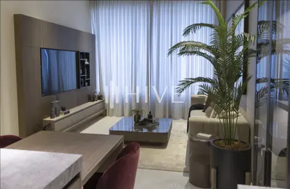 صورة لـ غرفة المعيشة / غرفة الطعام شقة - غرفة نوم - 2 حمامات للبيع في بيفرلي بوليفارد - ارجان - دبي ، صورة رقم 1