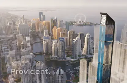 Apartment - Studio - 1 Bathroom for sale in Franck Muller Vanguard - Dubai Marina - Dubai