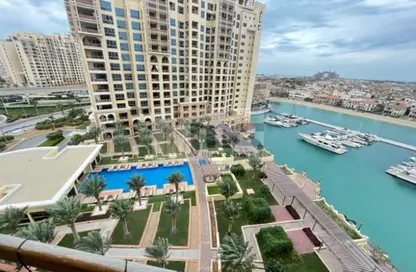 Apartment - 3 Bedrooms - 4 Bathrooms for rent in Marina Residences 4 - Marina Residences - Palm Jumeirah - Dubai