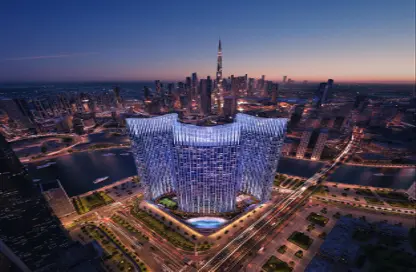 Apartment - Studio - 1 Bathroom for sale in Binghatti Skyrise - Business Bay - Dubai