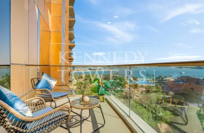 Apartment - 1 Bedroom - 1 Bathroom for rent in Emerald - Tiara Residences - Palm Jumeirah - Dubai