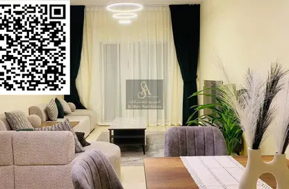 شقة - غرفة نوم - 2 حمامات للبيع في أورينت تاور 1 - أورينت تاور - البستان - عجمان