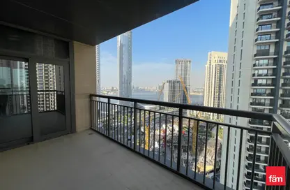 Balcony image for: Apartment - 1 Bedroom - 2 Bathrooms for rent in Dubai Creek Residence Tower 2 North - Dubai Creek Harbour (The Lagoons) - Dubai, Image 1