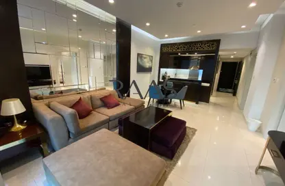 شقة - غرفة نوم - 2 حمامات للايجار في برج أبر كريست - دبي وسط المدينة - دبي