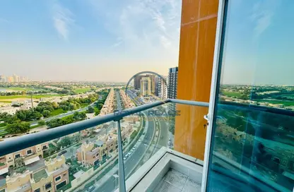 شقة - غرفة نوم - 2 حمامات للايجار في برج الجولف - مدينة دبي الرياضية - دبي