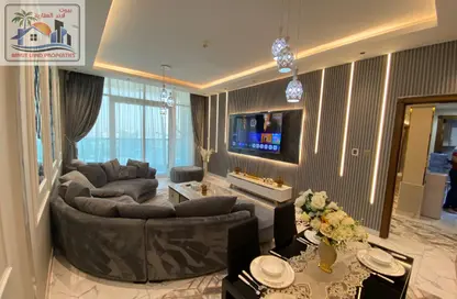 Apartment - 3 Bedrooms - 4 Bathrooms for rent in Oasis Tower - Al Rashidiya 1 - Al Rashidiya - Ajman