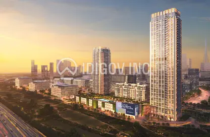 شقة - غرفة نوم - 1 حمام للبيع في ديزاين كوارتر برج ج - ديزاين كوارتر - دبي ديزاين ديستريكت - دبي