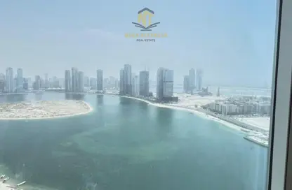 Apartment - 2 Bedrooms - 3 Bathrooms for sale in Beach Tower 1 - Al Khan Lagoon - Al Khan - Sharjah