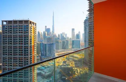 Apartment - 1 Bathroom for rent in Peninsula Five - Peninsula - Business Bay - Dubai