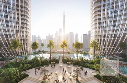 شقة - غرفة نوم - 2 حمامات للبيع في بن غاطي سكاي رايز - الخليج التجاري - دبي
