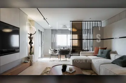 Living / Dining Room image for: Apartment - 1 Bedroom - 2 Bathrooms for sale in Samana Barari Views - Majan - Dubai, Image 1