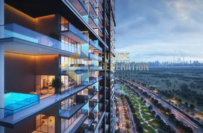 Outdoor Building image for: Apartment - 1 Bedroom - 2 Bathrooms for sale in Binghatti Onyx - Jumeirah Village Circle - Dubai, Image 1