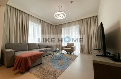 Living Room image for: Apartment - 1 Bedroom - 1 Bathroom for rent in Bayshore - Creek Beach - Dubai Creek Harbour (The Lagoons) - Dubai, Image 1