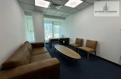 Office Space - Studio - 4 Bathrooms for rent in The Prime Tower - Business Bay - Dubai