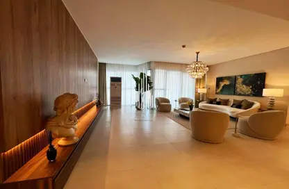 Living Room image for: Apartment - 1 Bedroom - 2 Bathrooms for sale in Radiant Viewz 2 - City Of Lights - Al Reem Island - Abu Dhabi, Image 1