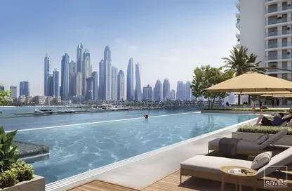 Townhouse - 3 Bedrooms - 4 Bathrooms for sale in Palace Beach Residence - EMAAR Beachfront - Dubai Harbour - Dubai