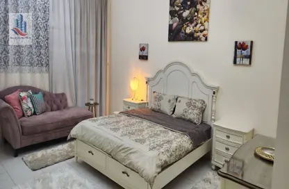 Room / Bedroom image for: Apartment - 1 Bedroom - 2 Bathrooms for rent in New Al Taawun Road - Al Taawun - Sharjah, Image 1