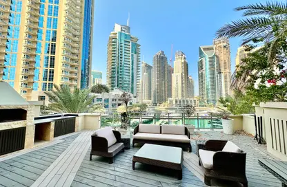 Outdoor Building image for: Villa - 5 Bedrooms - 7 Bathrooms for rent in Al Anbar Tower - Emaar 6 Towers - Dubai Marina - Dubai, Image 1