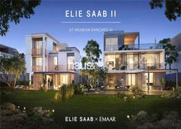Villa - 4 bedrooms - 6 bathrooms for sale in Elie Saab - Arabian Ranches 3 - Dubai Villa - 4 bedrooms - 6 bathrooms for sale in Elie Saab - Arabian Ranches 3 - Dubai