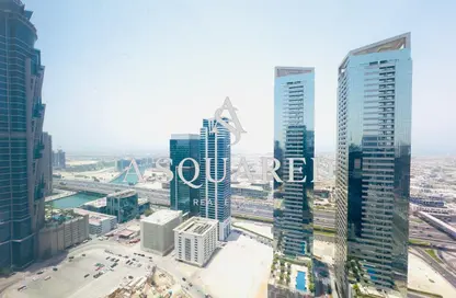 Office Space - Studio - 1 Bathroom for rent in The Prism - Business Bay - Dubai