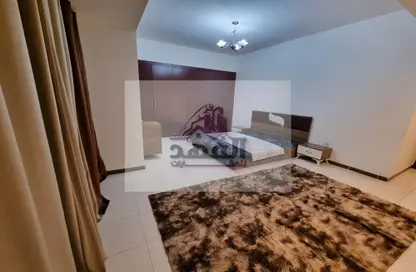 Room / Bedroom image for: Apartment - 1 Bedroom - 2 Bathrooms for rent in Al Naemiya Tower 1 - Al Naemiya Towers - Al Nuaimiya - Ajman, Image 1