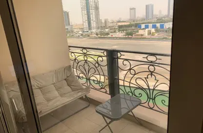 شقة - غرفة نوم - 2 حمامات للايجار في طراز البحر المتوسط - مساكن القناه المائية - مدينة دبي الرياضية - دبي