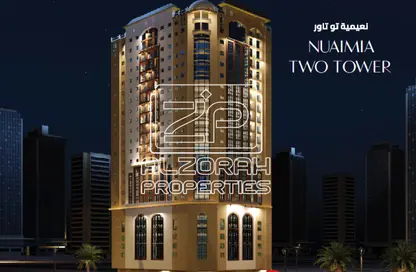 Apartment - 2 Bedrooms - 3 Bathrooms for sale in Nuaimia Two Tower - Al Nuaimiya - Ajman
