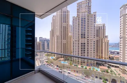 شقة - 2 غرف نوم - 3 حمامات للايجار في برج دلفين - مارينا بروموناد - دبي مارينا - دبي