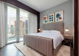 Room / Bedroom image for: Apartment - 2 bedrooms - 4 bathrooms for rent in Ubora Tower 1 - Ubora Towers - Business Bay - Dubai, Image 1