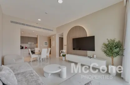 Apartment - 1 Bedroom - 1 Bathroom for rent in Grand Bleu Tower 2 - EMAAR Beachfront - Dubai Harbour - Dubai