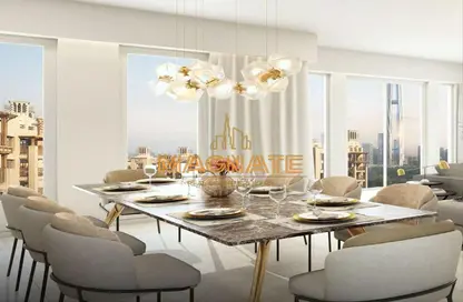 Dining Room image for: Apartment - 3 Bedrooms - 4 Bathrooms for sale in Asayel - Madinat Jumeirah Living - Umm Suqeim - Dubai, Image 1