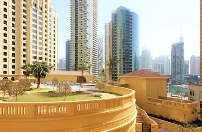 Apartment - 1 Bathroom for rent in Rimal 4 - Rimal - Jumeirah Beach Residence - Dubai