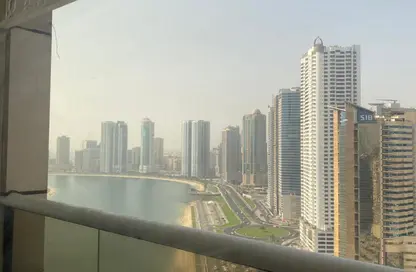 Apartment - 1 Bedroom - 2 Bathrooms for rent in Al Waha Residence - Al Khan - Sharjah