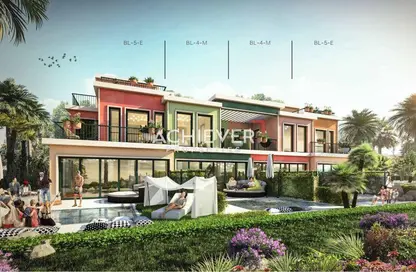 Outdoor House image for: Villa - 5 Bedrooms - 5 Bathrooms for sale in Portofino - Damac Lagoons - Dubai, Image 1