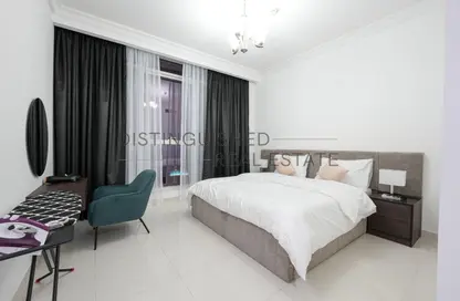 Room / Bedroom image for: Apartment - 1 Bedroom - 2 Bathrooms for rent in Majestic Tower - Al Abraj street - Business Bay - Dubai, Image 1