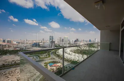 Balcony image for: Apartment - 2 Bedrooms - 2 Bathrooms for rent in Hameni Tower - Jumeirah Village Circle - Dubai, Image 1