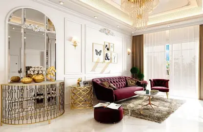 Living Room image for: Apartment - 2 Bedrooms - 2 Bathrooms for sale in Vincitore Dolce Vita - Arjan - Dubai, Image 1