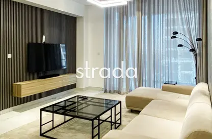 Living Room image for: Apartment - 2 Bedrooms - 2 Bathrooms for rent in Pinnacle - Dubai Hills Estate - Dubai, Image 1
