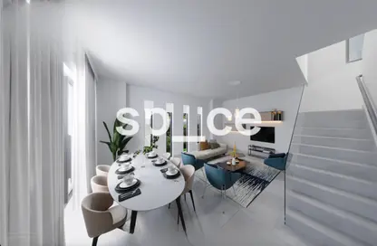 Living / Dining Room image for: Villa - 5 Bedrooms - 6 Bathrooms for sale in Noya Luma - Noya - Yas Island - Abu Dhabi, Image 1